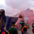 Falò allegorico conclusivo del 41° Corteo di Carnevale di Scampia, domenica 19 febbraio 2023. <em>Ph Maria Reitano.</em>