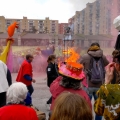 Falò allegorico conclusivo del 41° Corteo di Carnevale di Scampia, domenica 19 febbraio 2023. <em>Ph Maria Reitano.</em>