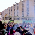 Falò allegorico conclusivo del 41° Corteo di Carnevale di Scampia, domenica 19 febbraio 2023. <em>Ph Maria Reitano.</em>