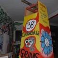La scritta aggiornata sul totem della Rosa dei Venti per il 38° Corteo di Carnevale di Scampia, gennaio 2020. Ph. Martina Pignataro.