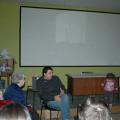 Il documentario CASILINA EXPRESS e il regista Tommaso Valente al cineforum settimanale, venerdì 7 dicembre 2007. ph: Martina Pignataro
