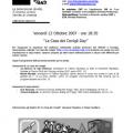 12 ottobre 2007, locandina per La Casa dei Conigli Day 2, proiezione guidata con gli autori.
