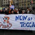 Partecipazione del GRIDAS con striscione e con San Ghetto Martire alla manifestazione regionale 