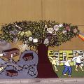 Murales a Caivano (Napoli), 1994. Vista d