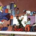 Acerra, 1994. Vista parziale: la casa è un diritto.