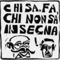 Autoadesivo linoleografato.