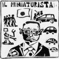 Autoadesivo linoleografato per il Carnevale e il Controvertice G7, 1994.