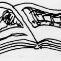 Libro. Illustrazione dal libro.
