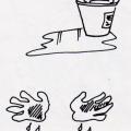 Sporcarsi le mani. Illustrazione dal libro.