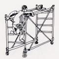 Ponteggio. Illustrazione dal libro.