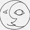 Luna. Illustrazione dal libro.