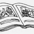 Libro. Illustrazione dal libro.