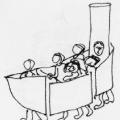 La petroliera. Illustrazione dal libro.