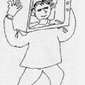 Il teledipendente. Illustrazione dal libro.
