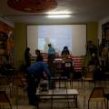 Preparazione della sala e dei libri per la presentazione, Venerdì 12 novembre 2010. Ph. Francesco Di Martino.