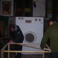 La lavatrice (legno e cartone). ph. Martina Pignataro..