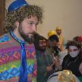 Il gruppo samba "Unidos de Napoles" e le Murghe si preparano per il 32° Corteo di Carnevale di Scampia, Domenica 2 marzo 2014. Ph. Aniello Gentile.