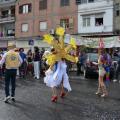 Il gruppo di samba "Unidos de Napoles" al 32° Corteo di Carnevale di Scampia, Domenica 2 marzo 2014. Ph. Aniello Gentile.
