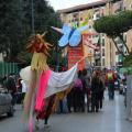 Il sole segue la Rosa dei venti al 32° Corteo di Carnevale di Scampia, Domenica 2 marzo 2014. Ph. Aniello Gentile.