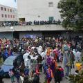 Balli con la Titubanda e le murghe al Lotto P, per il 32° Corteo di Carnevale di Scampia, Domenica 2 marzo 2014. Ph. Aniello Gentile.