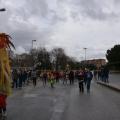 Il 32° Corteo di Carnevale di Scampia risale verso il Campo Rom, Domenica 2 marzo 2014. Ph. Aniello Gentile.