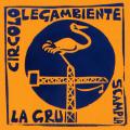 Autoadesivo-logo per il Circolo Legambiente "La Gru" di Scampìa, 1996.