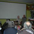 Don Roberto Sardelli alla presentazione del film Non tacere, al cineforum settimanale, venerdì 7 marzo 2008. ph. Martina Pignataro.