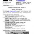 21 dicembre 2006, locandina per La Casa dei Conigli Day 1, proiezione guidata con gli autori.