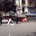 Piazza di Eboli (Salerno), 1985. Vista parziale.