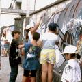 S. Giorgio a Cremano (Napoli), fuori all’ex macello, 1997. Bambini al lavoro.