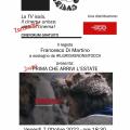 Locandina della proiezione del film di Francesco Di Martino a supporto del cineforum del GRIDAS