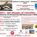 Locandina incontro-confronto a Brescia per il "Festival della Pace 2023".